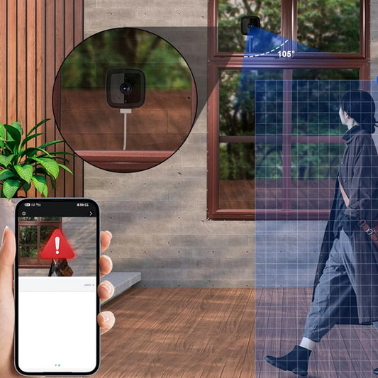 Cámara de Seguridad Inteligente 2K para Ventanas